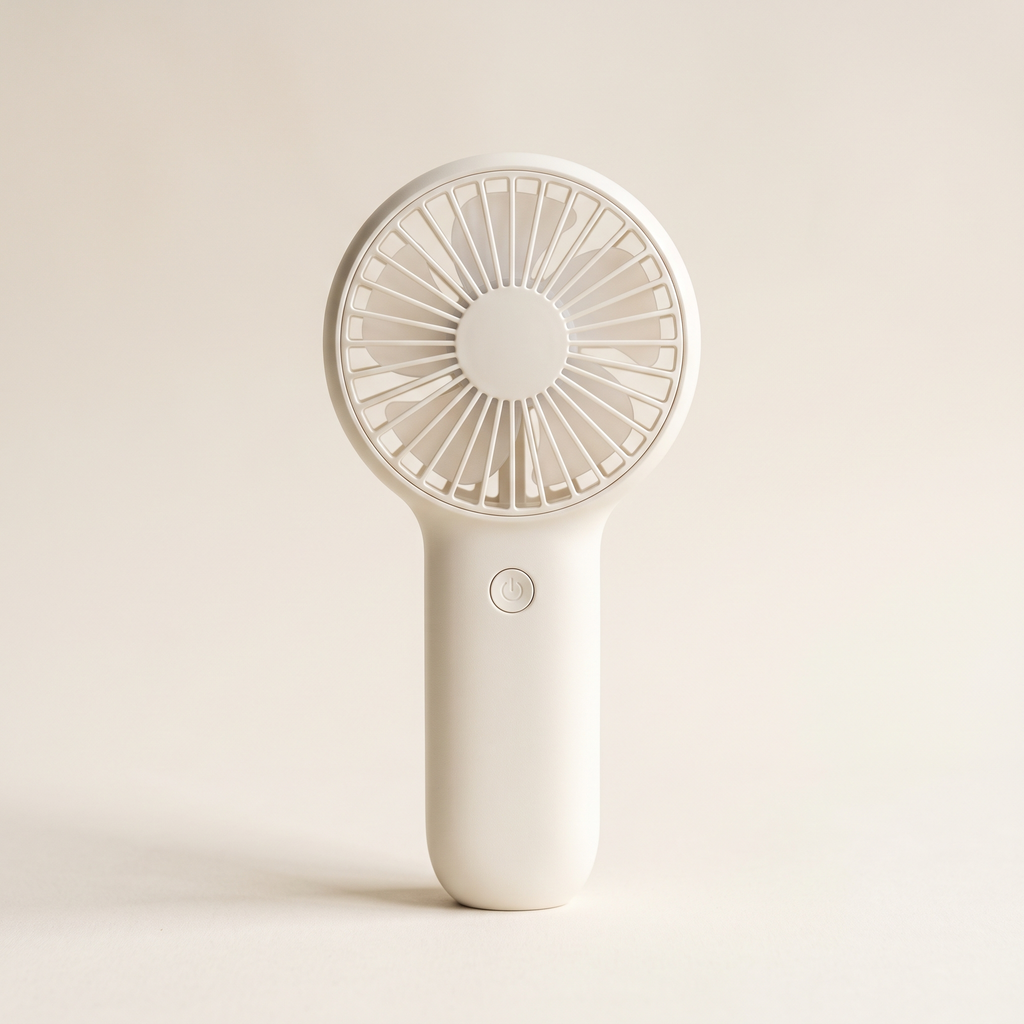 Mini ventilateur de poche — coloris Crème